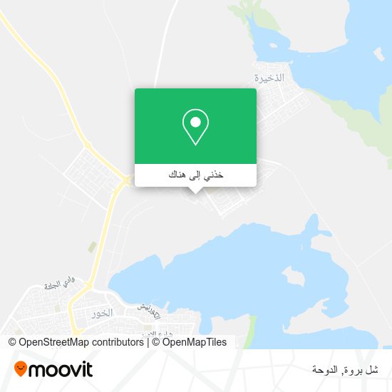 خريطة شل بروة