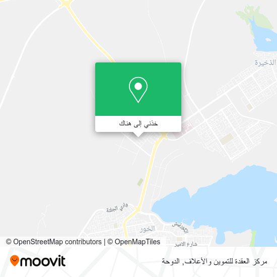 خريطة مركز العقدة للتموين والأعلاف