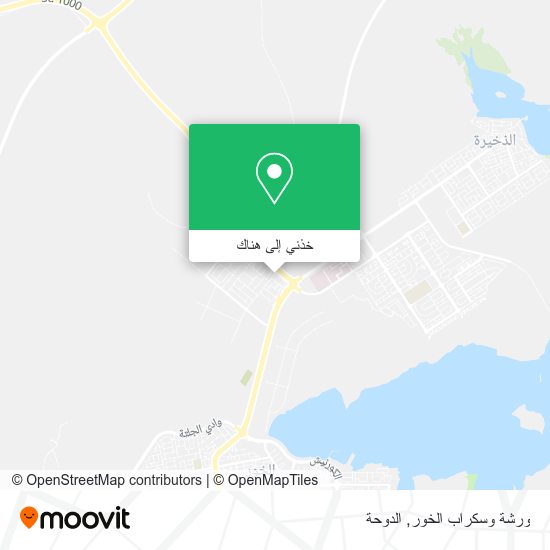 خريطة ورشة وسكراب الخور
