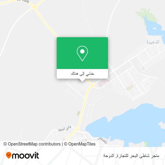 خريطة متجر شاطئ البحر للتجارة