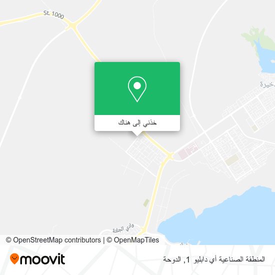 خريطة المنطقة الصناعية أي دابليو 1