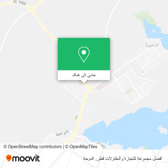 خريطة أفضل مجموعة للتجارة والمقاولات قطر