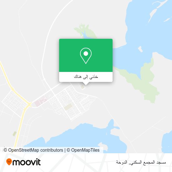 خريطة مسجد المجمع السكني