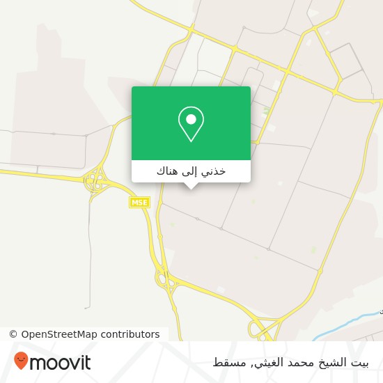 خريطة بيت الشيخ محمد الغيثي