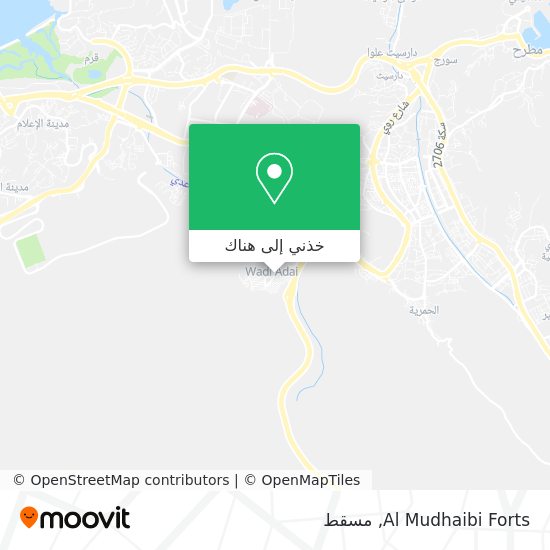 خريطة Al Mudhaibi Forts
