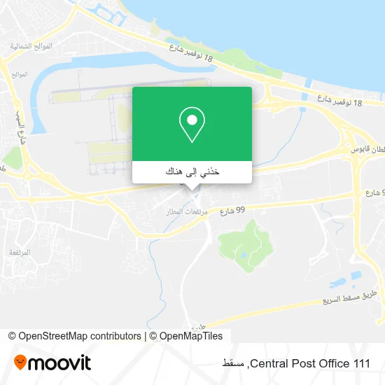 خريطة Central Post Office 111