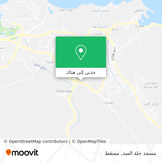 خريطة مسجد حلة السد