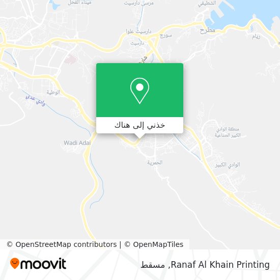 خريطة Ranaf Al Khain Printing