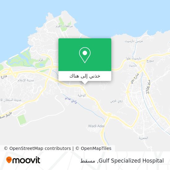 خريطة Gulf Specialized Hospital