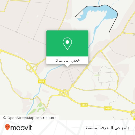 خريطة جامع حي المعرفة