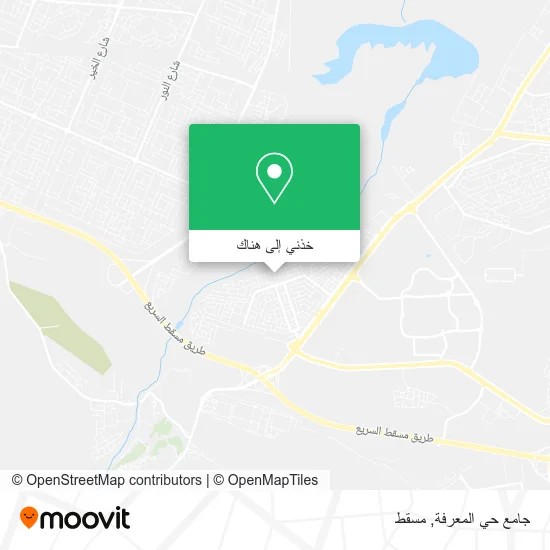 خريطة جامع حي المعرفة