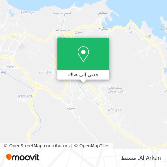 خريطة Al Arkan