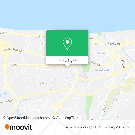 خريطة الشركة التعاونية لخدمات السلامة المحدودة