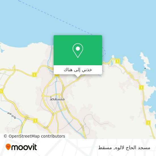 خريطة مسجد الحاج لالوه