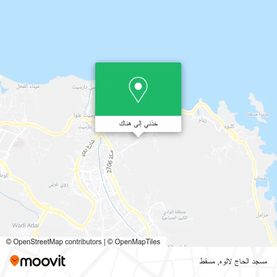 خريطة مسجد الحاج لالوه