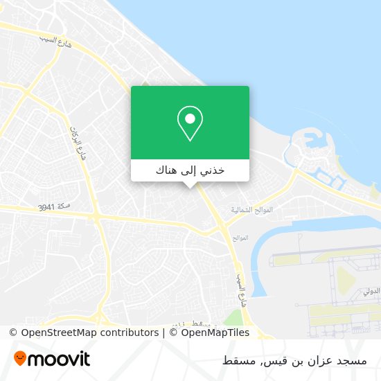 خريطة مسجد عزان بن قيس