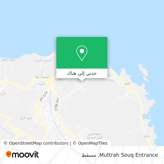 خريطة Muttrah Souq Entrance