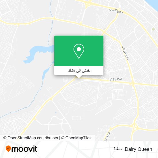 خريطة Dairy Queen