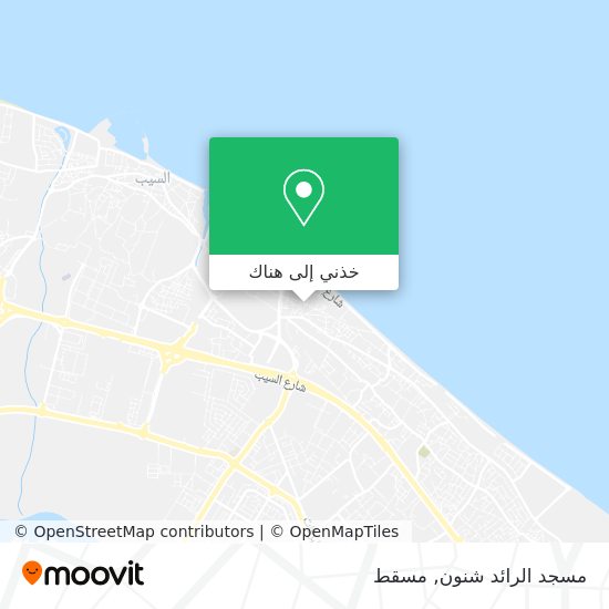 خريطة مسجد الرائد شنون