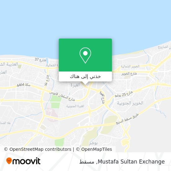 خريطة Mustafa Sultan Exchange