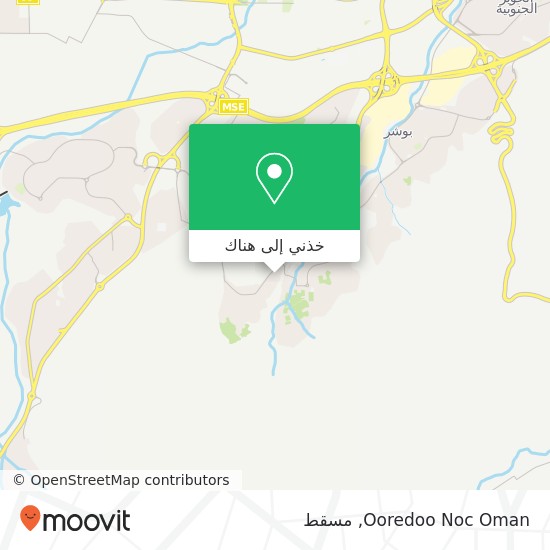 خريطة Ooredoo Noc Oman