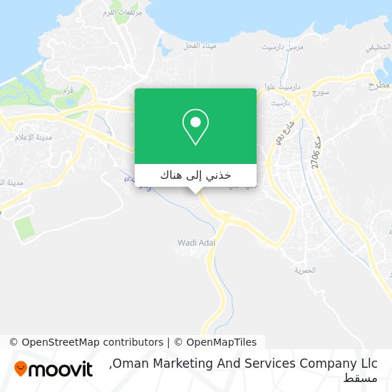 خريطة Oman Marketing And Services Company Llc