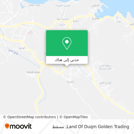 خريطة Land Of Duqm Golden Trading