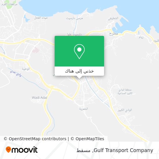 خريطة Gulf Transport Company