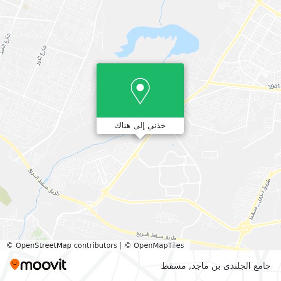 خريطة جامع الجلندى بن ماجد