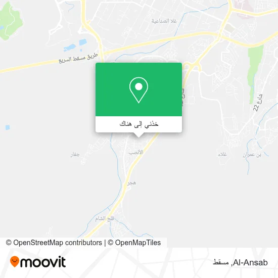 خريطة Al-Ansab