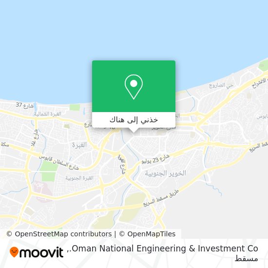 خريطة Oman National Engineering & Investment Co.