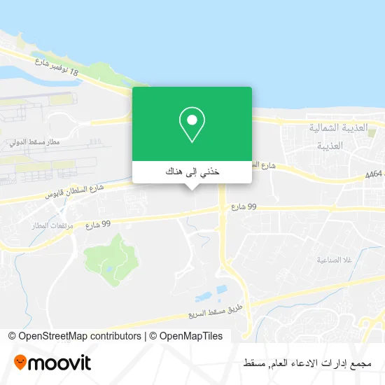 خريطة مجمع إدارات الادعاء العام