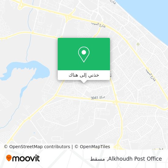 خريطة Alkhoudh Post Office