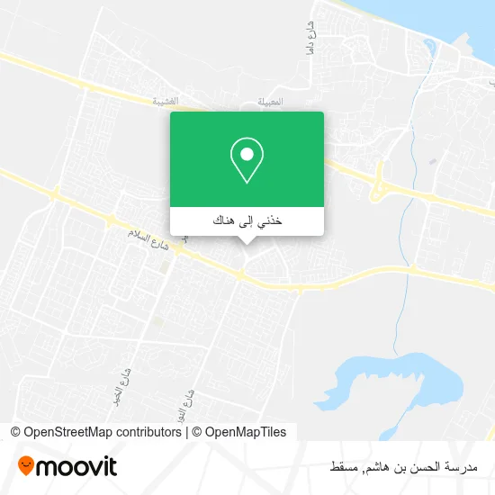 خريطة مدرسة الحسن بن هاشم