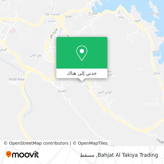 خريطة Bahjat Al Takiya Trading