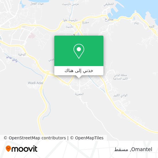 خريطة Omantel