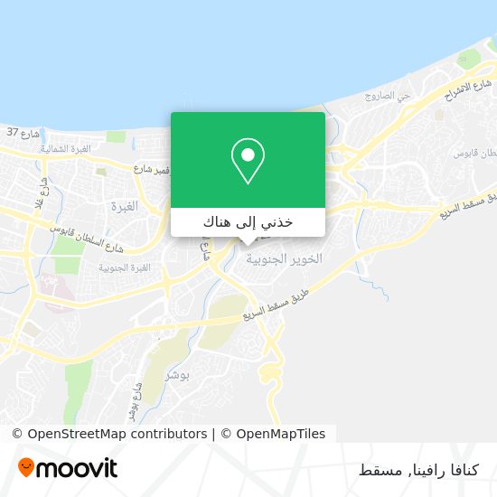 خريطة كنافا رافينا