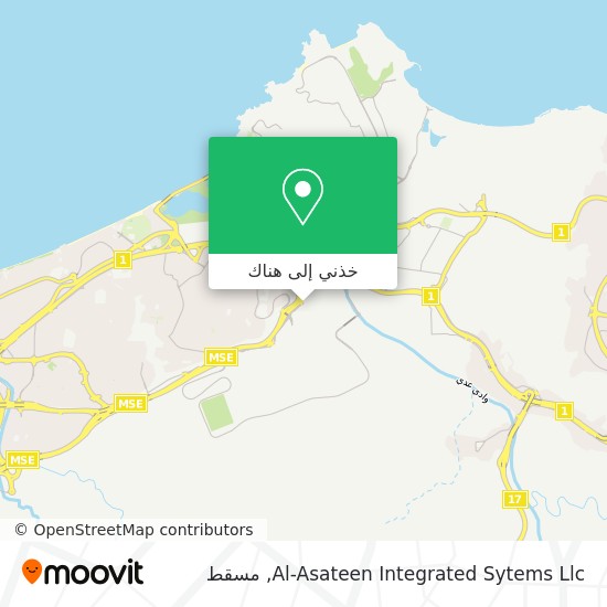 خريطة Al-Asateen Integrated Sytems Llc