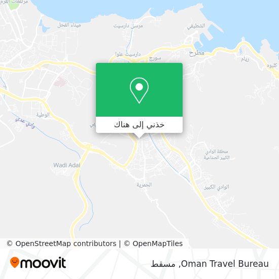 خريطة Oman Travel Bureau