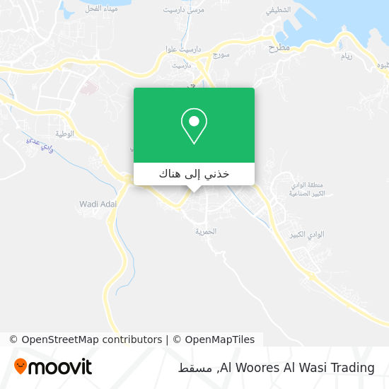 خريطة Al Woores Al Wasi Trading