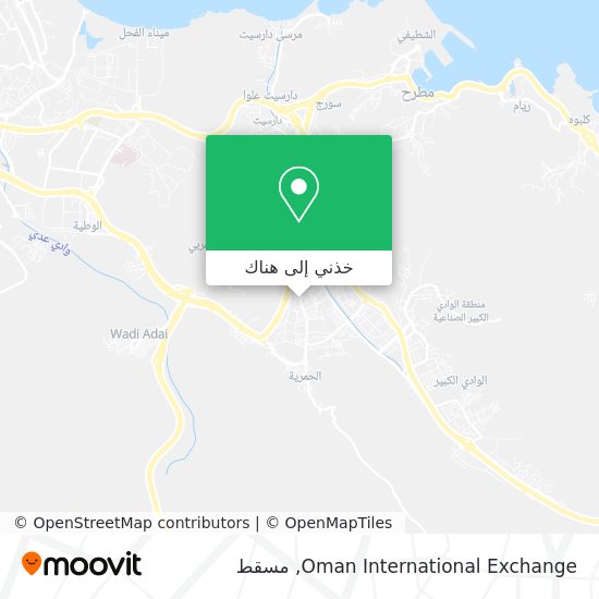 خريطة Oman International Exchange