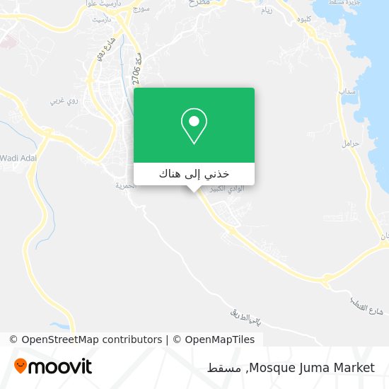 خريطة Mosque Juma Market