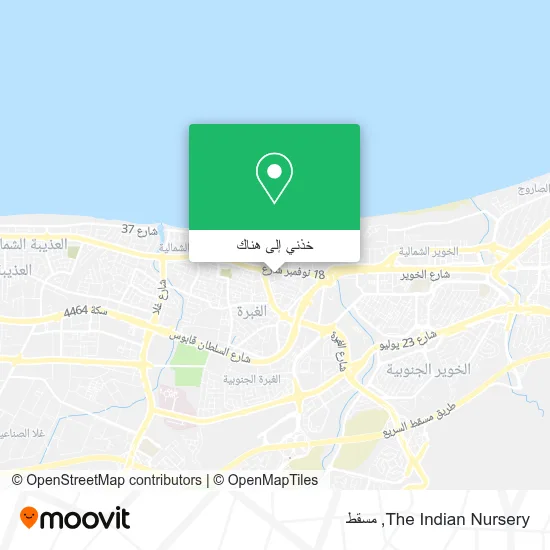 خريطة The Indian Nursery