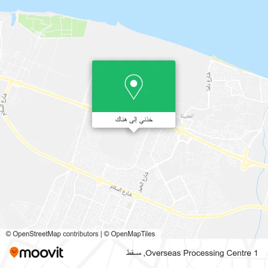 خريطة Overseas Processing Centre 1