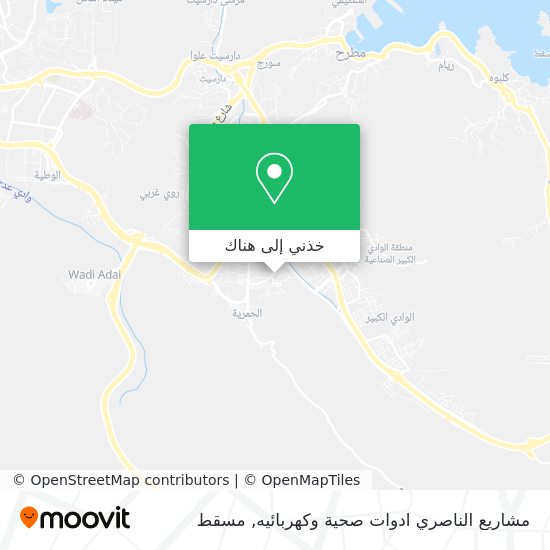 خريطة مشاريع الناصري ادوات صحية وكهربائيه