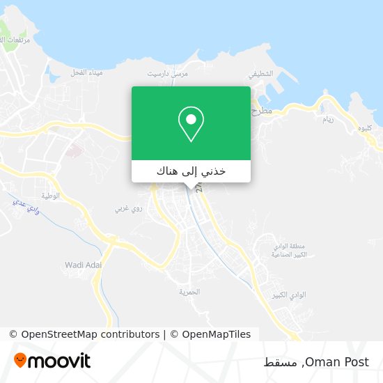 خريطة Oman Post