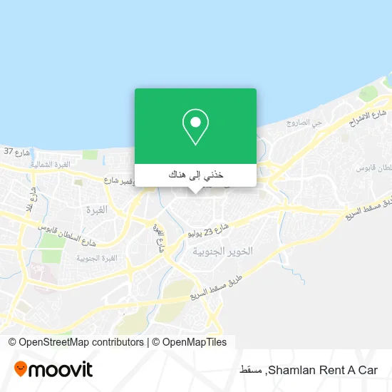 خريطة Shamlan Rent A Car