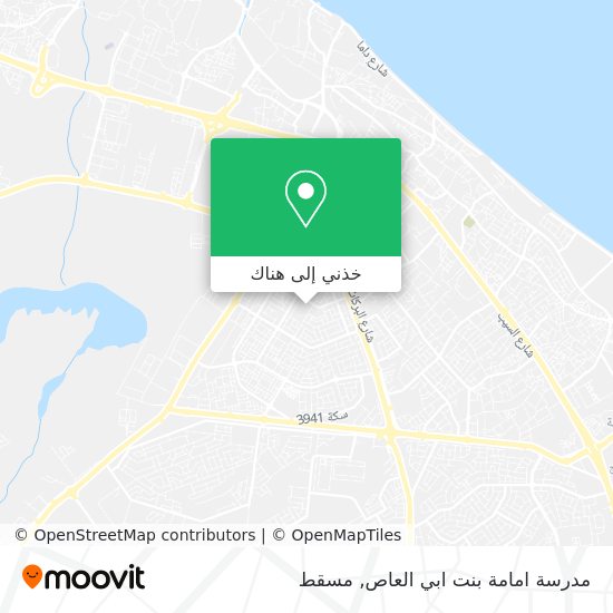 خريطة مدرسة امامة بنت ابي العاص