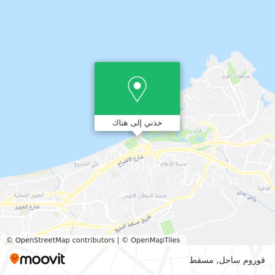 خريطة قوروم ساحل