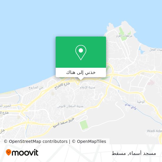 خريطة مسجد أسماء